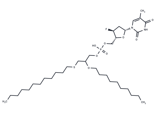 化合物 Fosalvudine tidoxil|T27348|TargetMol