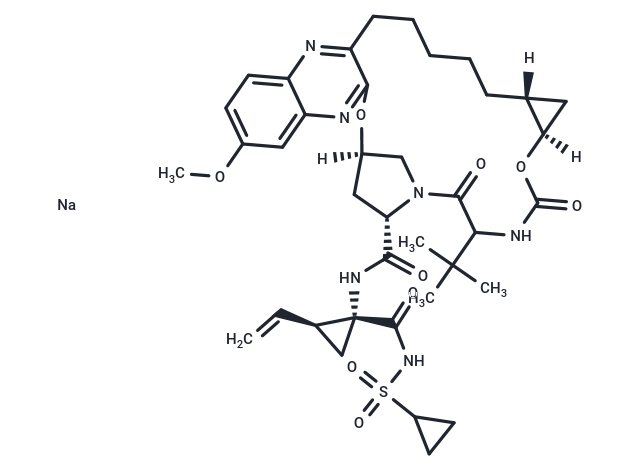 化合物 Grazoprevir sodium salt|T12065|TargetMol