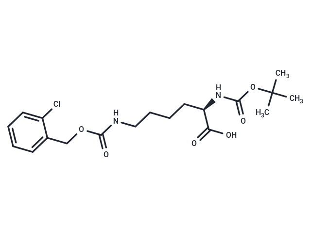 化合物 Boc-D-Lys(2-Cl-Z)-OH|T66057|TargetMol