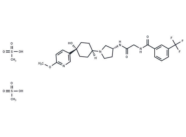 化合物 INCB 3284 dimesylate|T11647|TargetMol