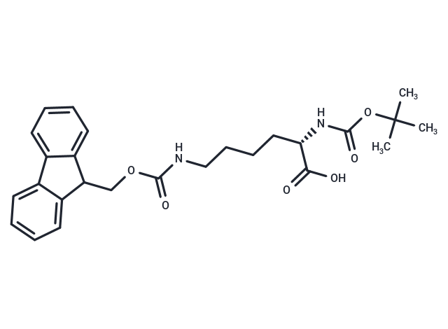 化合物 Boc-Lys(Fmoc)-OH|T67630|TargetMol
