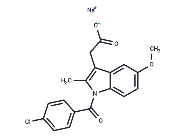 化合物 Indomethacin sodium|T61606|TargetMol