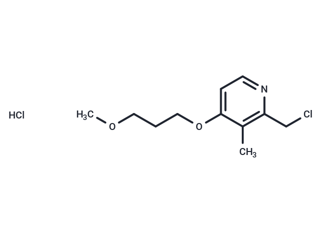 化合物 2-(Chloromethyl)-4-(3-methoxypropoxy)-3-methylpyridine hydrochloride|T65241|TargetMol