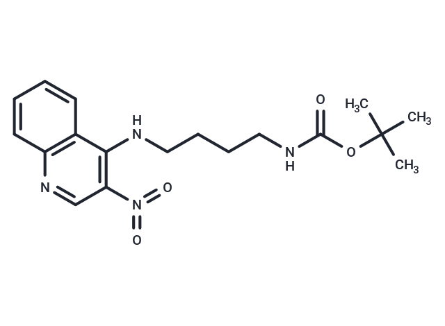 化合物 N4-(4-Boc-aminobutyl)-3-nitroqunoline-4-amine|TNU0903|TargetMol