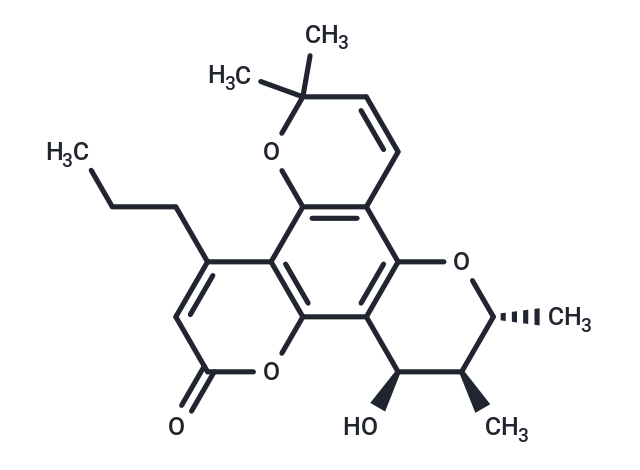 化合物 Calanolide B|T70700|TargetMol