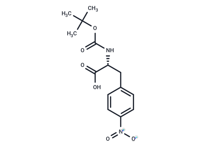 化合物 Boc-D-Phe(4-NO2)-OH|T64787|TargetMol