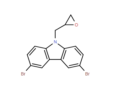 3,6-二溴-9-(环氧乙烷-2-基甲基)-9H-咔唑