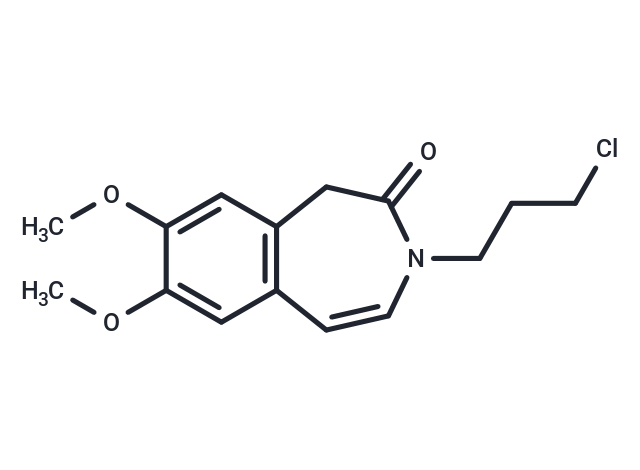 化合物 3-(3-Chloropropyl)-1,3-dihydro-7,8-dimethoxy-2H-3-benzazepin-2-one|T65583|TargetMol