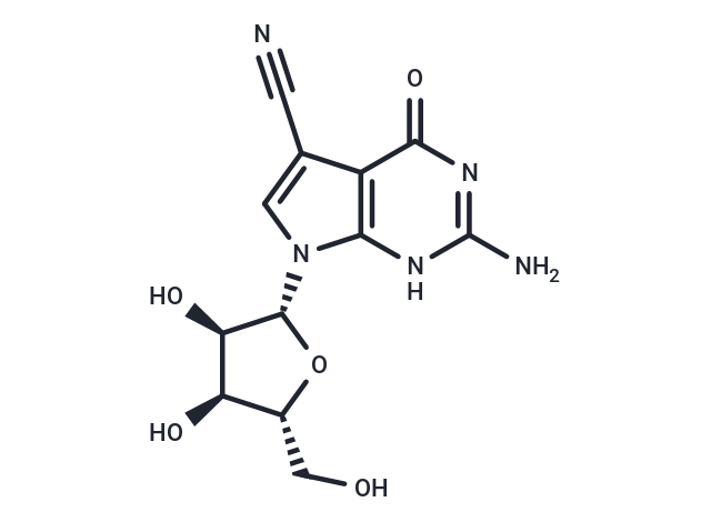 化合物 7-Cyano-7-deazaguanosine|TNU0174|TargetMol