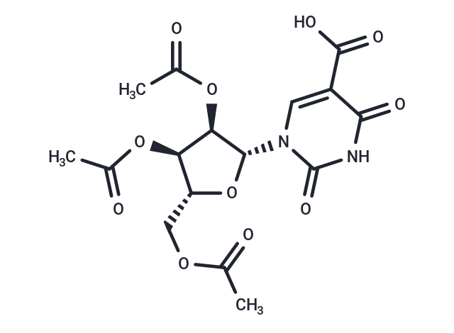 化合物 (2’,3’,5’-Tri-O-acetyl)uridine ? 5-carboxylic acid|TNU1479|TargetMol