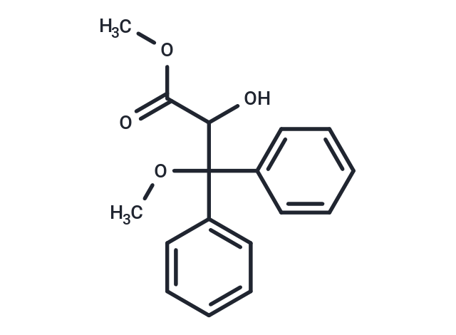 化合物 Methyl 2-hydroxy-3-methoxy-3,3-diphenylpropanoate|T66243|TargetMol