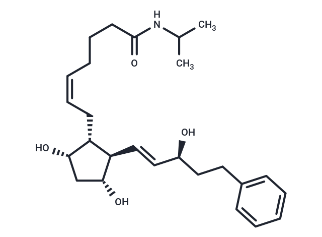 化合物 17-phenyl trinor Prostaglandin F2α isopropyl amide|T85024|TargetMol