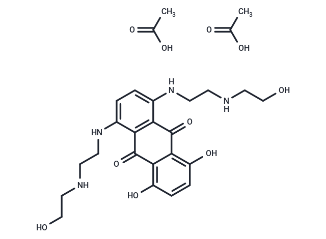 化合物 Mitoxantrone diacetate|T63997|TargetMol