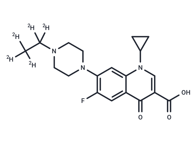 化合物 Enrofloxacin-d5|T71984|TargetMol