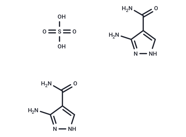 化合物 3-Amino-1H-pyrazole-4-carboxamide sulfate(2:1)|T65014|TargetMol