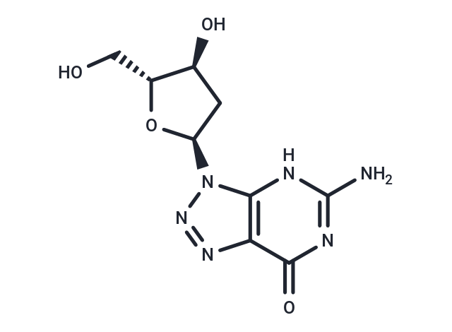 化合物 8-Aza-alpha-D-2’-deoxyguanosine|TNU1612|TargetMol