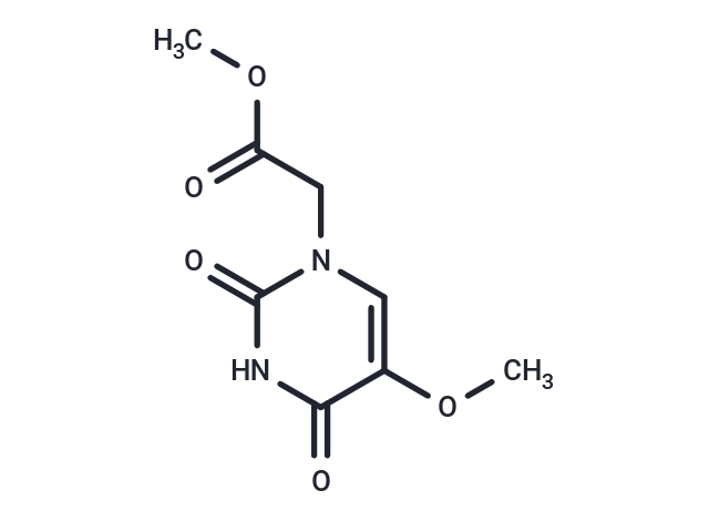 化合物 5-Methoxyuracil-1-yl ?acetic acid methyl ester|TNU1057|TargetMol