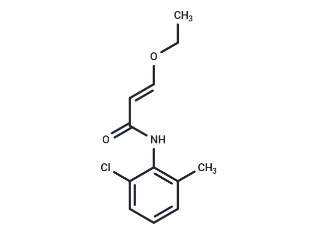 化合物 (E)-N-(2-Chloro-6-methylphenyl)-3-ethoxyacrylamide|T66342|TargetMol