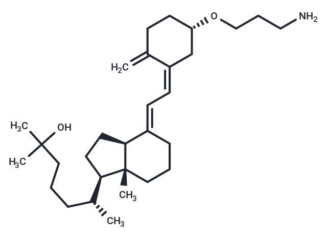 化合物 3-O-(2-Aminoethyl)-25-hydroxyvitamin D3|T19123|TargetMol