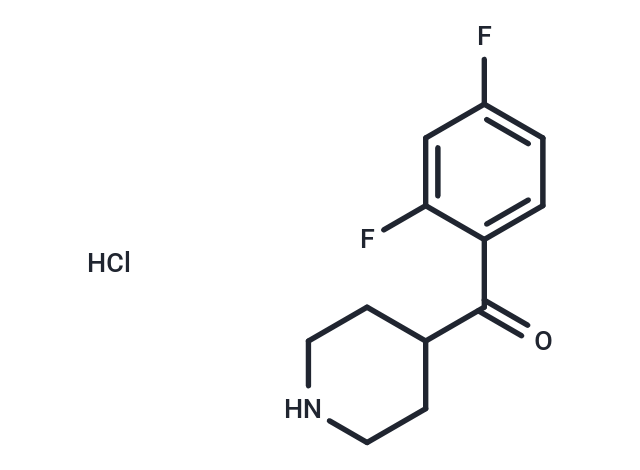 化合物 4-(2,4-Difluorobenzoyl)piperidine hydrochloride|T67486|TargetMol