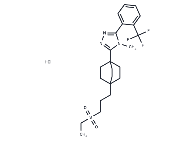 化合物 MK-0736 hydrochloride|T68810|TargetMol