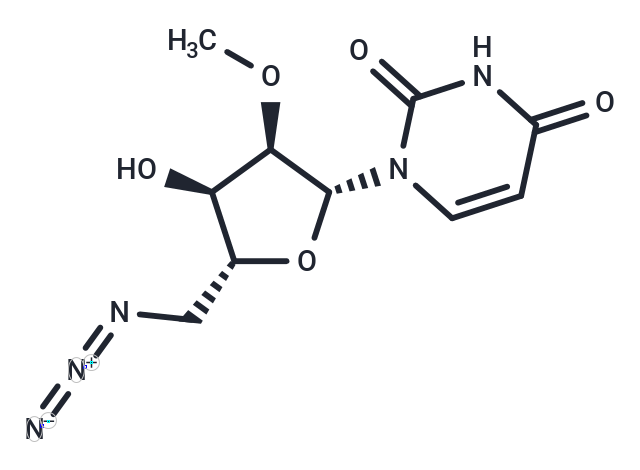 化合物 5’-Azido-5’-deoxy-2’-O-methyluridine|TNU1132|TargetMol