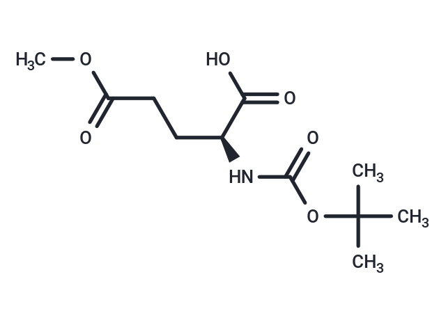 化合物 (S)-2-((tert-Butoxycarbonyl)amino)-5-methoxy-5-oxopentanoic acid|T65036|TargetMol