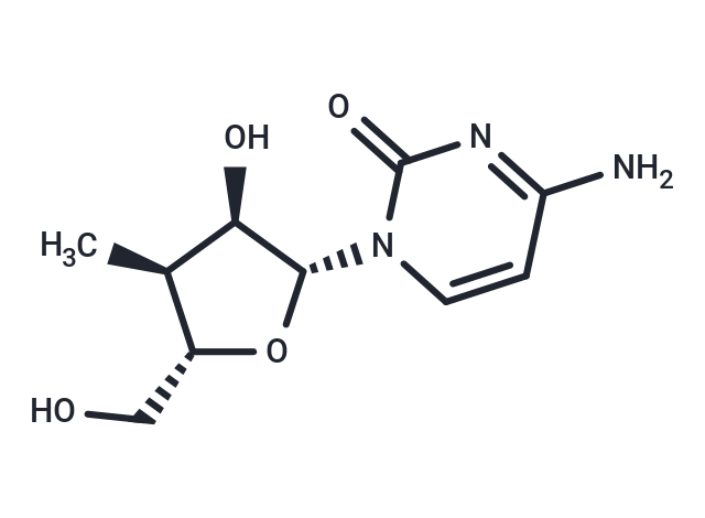 化合物 3’-Deoxy-3’-alpha-C-methylcytidine|TNU0002|TargetMol