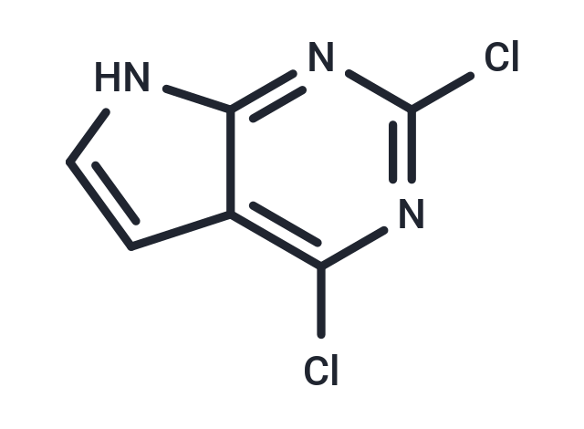 化合物 2,4-Dichloro-7H-pyrrolo[2,3-d]pyrimidine|T66608|TargetMol