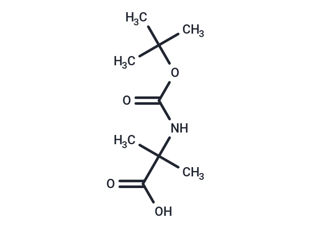 化合物 Boc-Aib-OH|T66757|TargetMol