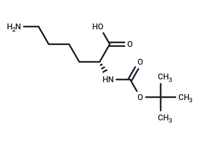 化合物 Boc-D-Lys-OH|T65670|TargetMol