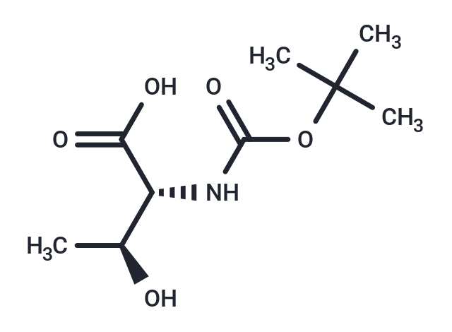 化合物 (2R,3S)-2-((tert-Butoxycarbonyl)amino)-3-hydroxybutanoic acid|T67364|TargetMol