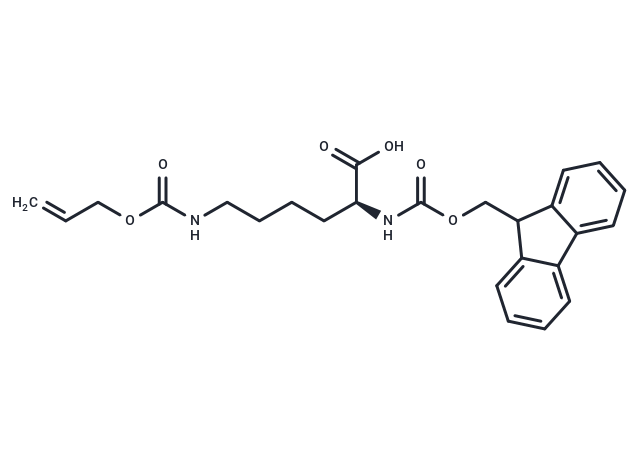 化合物 Fmoc-Lys(Alloc)-OH|T67629|TargetMol