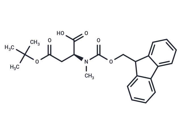 化合物 Fmoc-N-Me-Asp(OtBu)-OH|T65615|TargetMol