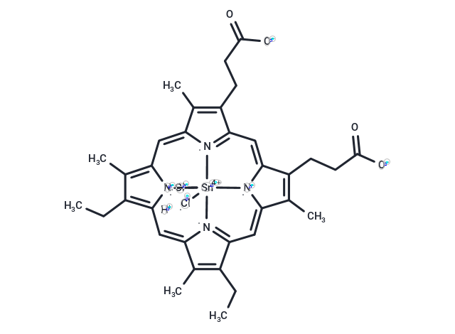 化合物 Tin(IV) mesoporphyrin IX dichloride|T17100|TargetMol