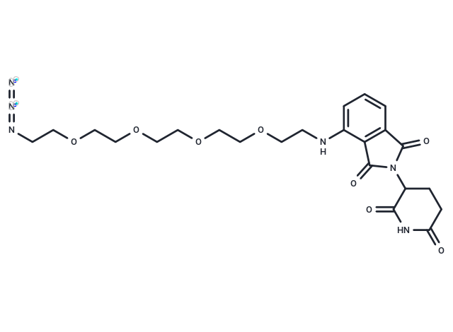 化合物 Pomalidomide-PEG4-azide|T18556|TargetMol