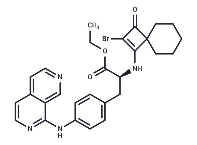 化合物 Zaurategrast ethyl ester|T13388L|TargetMol