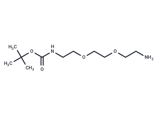 化合物 Boc-NH-PEG2-C2-NH2|T16659|TargetMol