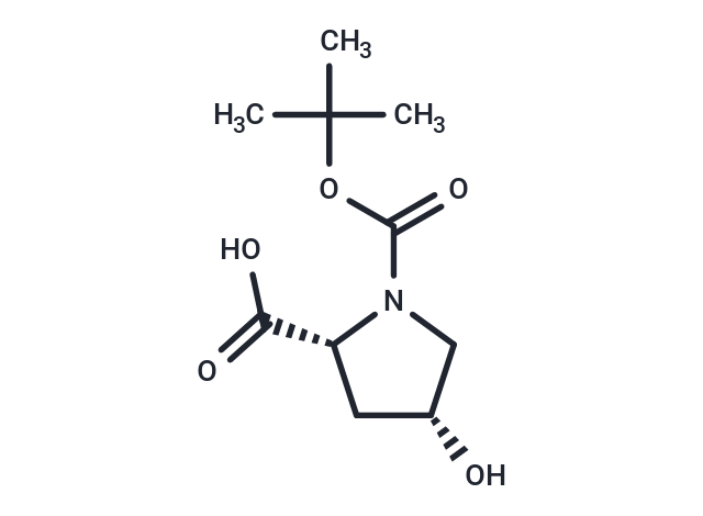 化合物 N-Boc-cis-4-Hydroxy-D-proline|T65722|TargetMol