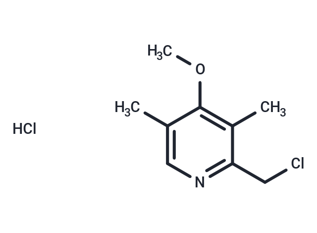 化合物 2-(Chloromethyl)-4-methoxy-3,5-dimethylpyridine hydrochloride|T67341|TargetMol