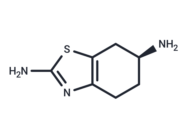 化合物 (S)-(-)-2,6-Diamino-4,5,6,7-tetrahydrobenzothiazole|T65668|TargetMol