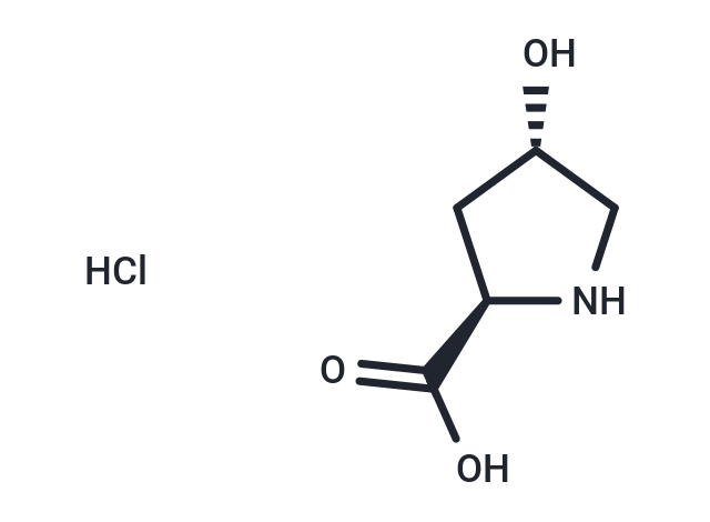 化合物 tans-4-Hydroxy-D-proline hydrochloride|T65471|TargetMol