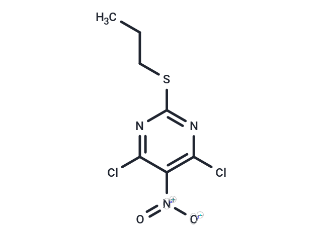 化合物 4,6-Dichloro-5-nitro-2-(propylthio)pyrimidine|T66222|TargetMol