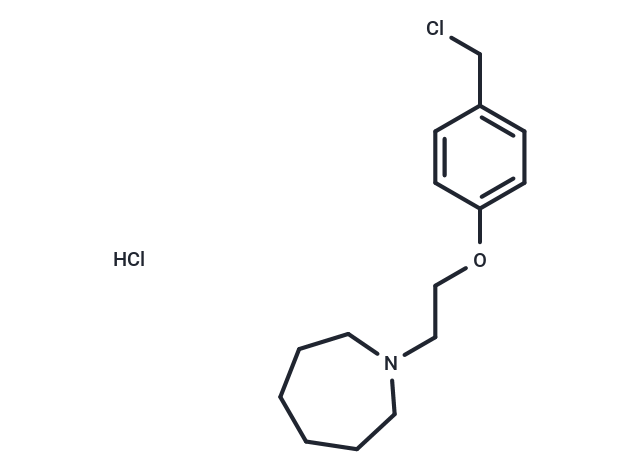 化合物 1-(2-(4-(Chloromethyl)phenoxy)ethyl)azepane hydrochloride|T66538|TargetMol