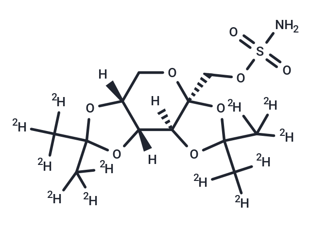 化合物 Topiramate D12|T13185|TargetMol