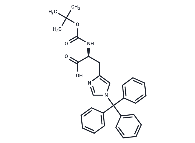 化合物 Boc-His(Trt)-OH|T66762|TargetMol