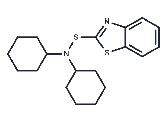 化合物 N,N-Dicyclohexyl-2-benzothiazolesulfenamide|T21087|TargetMol