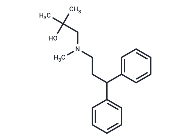 化合物 1-(3,3-Diphenyl-N-methylpropylamino)-2-methyl-2-propanol|T65141|TargetMol