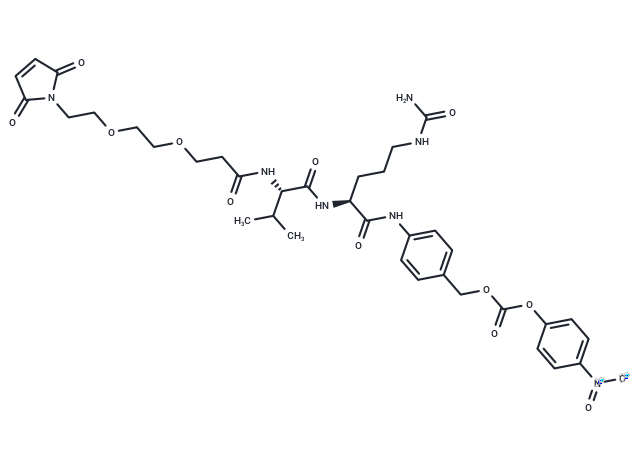 化合物 Mal-PEG2-VCP-NB|T18279|TargetMol