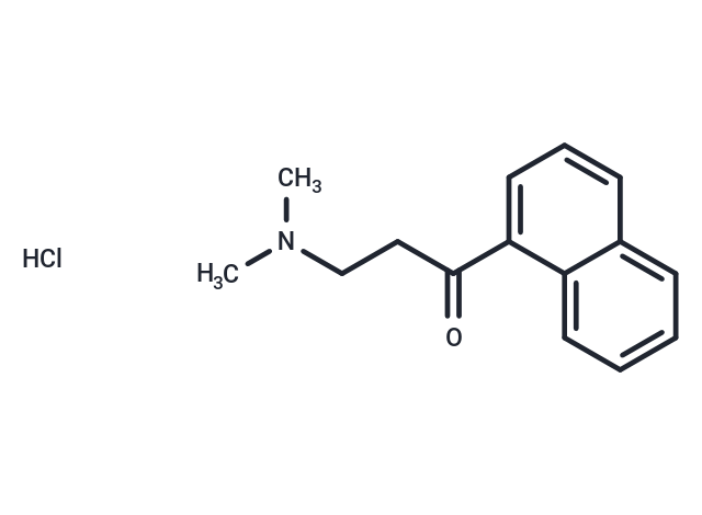 化合物 3-(Dimethylamino)-1-(naphthalen-1-yl)propan-1-one hydrochloride|T66115|TargetMol